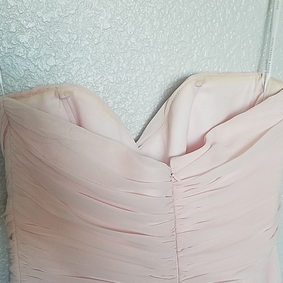 Blush Dessy Collection Bridesmaid Dress - Picture 6 of 8